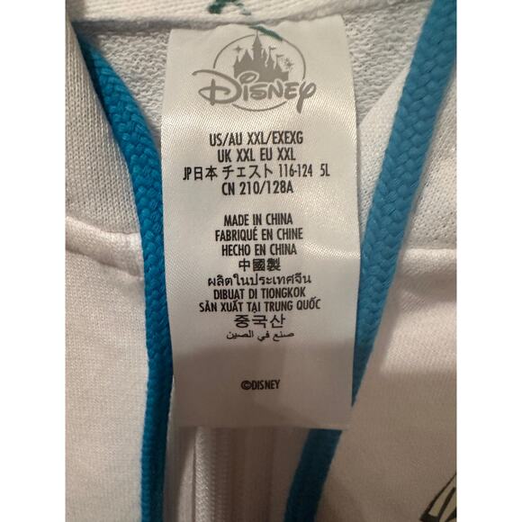 NWOT Disney Parks Pixar Fest White Zip Up Hoodie XXL - Picture 4 of 7